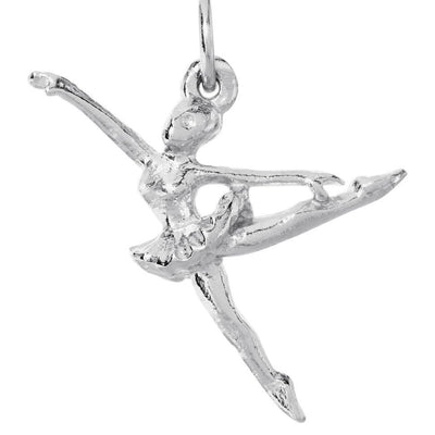 Helen Ficalora Ballerina Charm in Sterling Silver & Sterling Silver