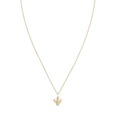 Bee Mini Charm Pavé Diamonds Jewelry Helen Ficalora For Necklaces And Bracelets