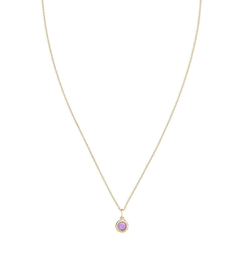 Birth Jewel Cabochon Charm With Amethyst Jewelry Helen Ficalora 
