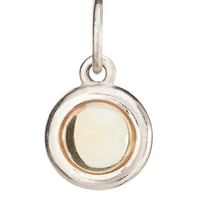 Birth Jewel Cabochon Charm With Citrine Jewelry Helen Ficalora 14k White Gold