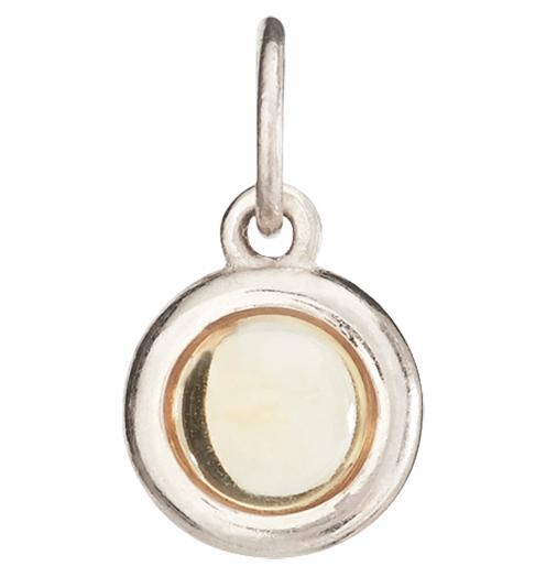 Birth Jewel Cabochon Charm With Citrine Jewelry Helen Ficalora 14k White Gold