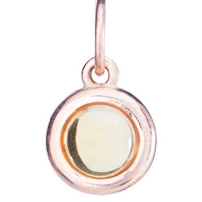Birth Jewel Cabochon Charm With Citrine Jewelry Helen Ficalora 14k Pink Gold