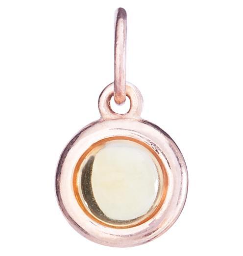 Birth Jewel Cabochon Charm With Citrine Jewelry Helen Ficalora 14k Pink Gold