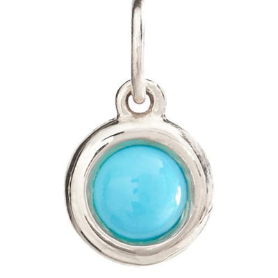 Helen Ficalora Cabochon Gold Turquoise Stone Pendant