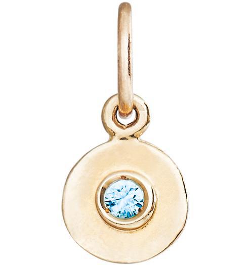 Blue zircon gold necklace deals