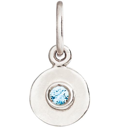 Blue sales zircon pendant