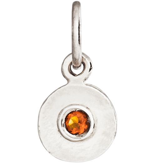 Birth Jewel Mini Disk Charm With Citrine Jewelry Helen Ficalora 14k White Gold For Necklaces And Bracelets