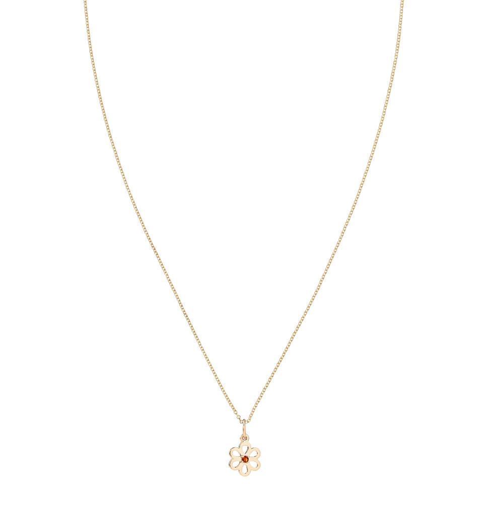 Birth Jewel Flower Charm With Citrine Jewelry Helen Ficalora 
