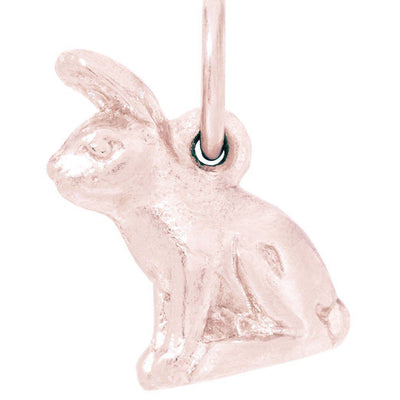 Helen Ficalora 14k Rose Gold Bunny Charm for Necklaces & Bracelets