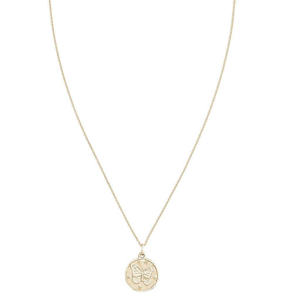 Butterfly Coin Charm Jewelry Helen Ficalora 