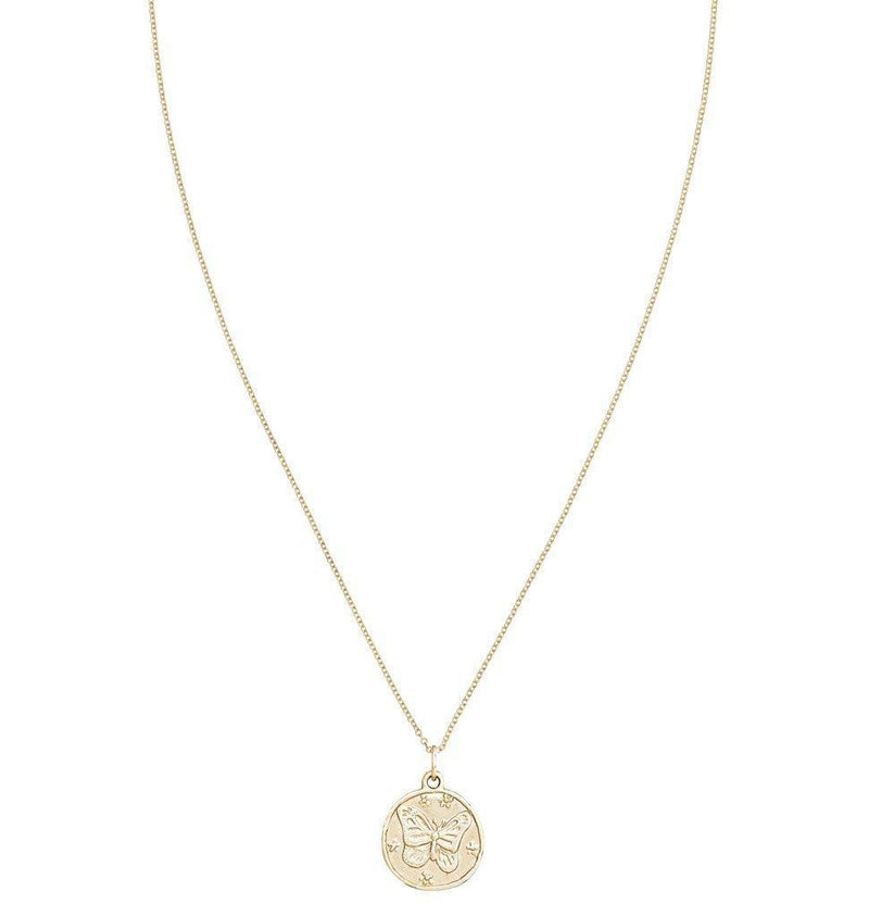 Butterfly Coin Charm Jewelry Helen Ficalora 