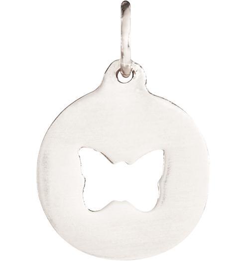 Butterfly Cutout Charm Jewelry Helen Ficalora 14k White Gold 16in