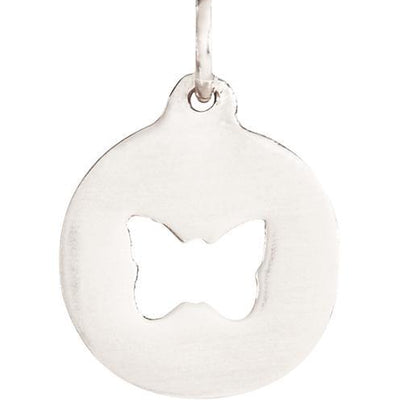 Butterfly Cutout Charm Jewelry Helen Ficalora 14k White Gold 16in
