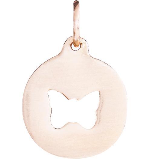 Butterfly Cutout Charm Jewelry Helen Ficalora 14k Pink Gold 16in
