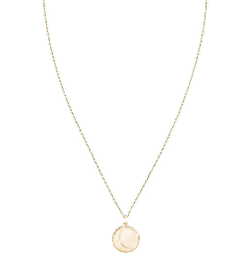 Carved Moon Charm Jewelry Helen Ficalora