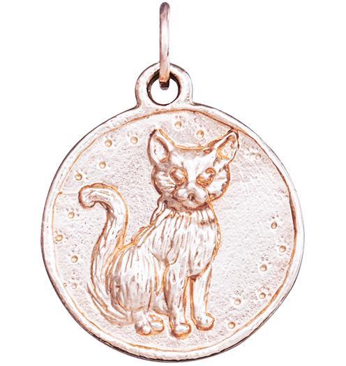 Cat Coin Charm Jewelry Helen Ficalora 14k Pink Gold For Necklaces And Bracelets