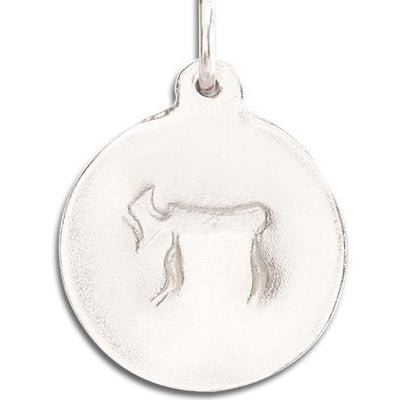 Chai Disk Charm Jewelry Helen Ficalora 14k White Gold