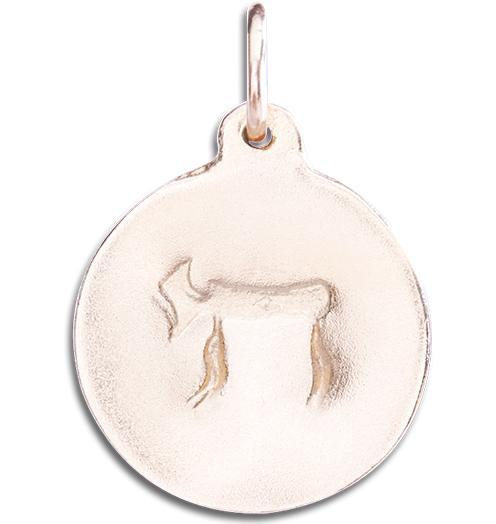 Chai Disk Charm Jewelry Helen Ficalora 14k Pink Gold