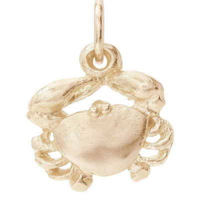 Crab Mini Charm Jewelry Helen Ficalora 14k Yellow Gold