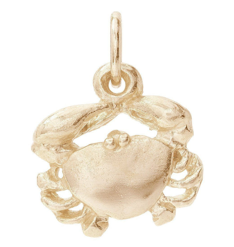 Crab Mini Charm Jewelry Helen Ficalora 14k Yellow Gold