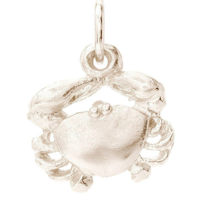Crab Mini Charm Jewelry Helen Ficalora 14k White Gold