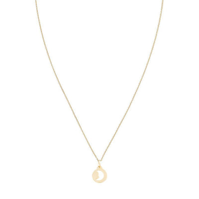 "1" Charm Gold Number Pendant - Helen Ficalora