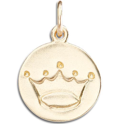 Gold Crown Beads Charm 925 Sterling Silver Beads Fit for DIY Charm Bracelet  & Necklace : Amazon.in: Jewellery