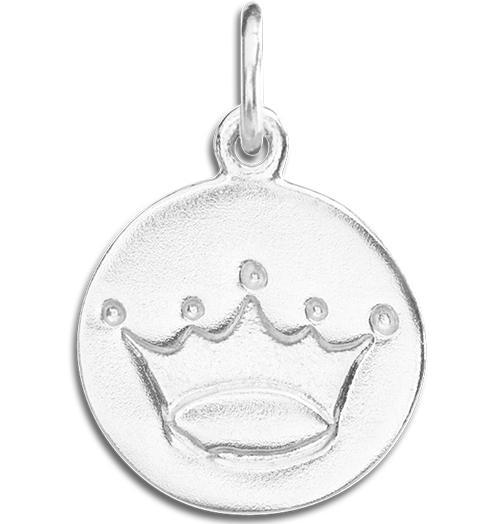 Helen Ficalora 14k Gold Crown Charm Sterling Silver