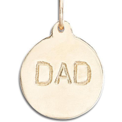 Helen Ficalora 14k Gold "Dad" Charm