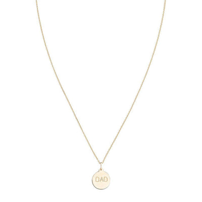 Helen Ficalora 14k Gold "Dad" Charm