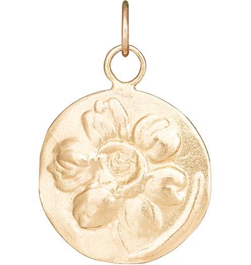 Daffodil Repouss̩e Charm Jewelry Helen Ficalora 14k Yellow Gold