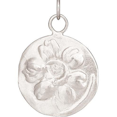 Daffodil Repouss̩e Charm Jewelry Helen Ficalora 14k White Gold