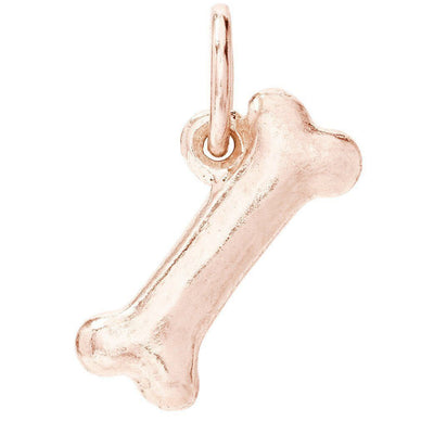 Helen Ficalora Gold Dog Bone Charm