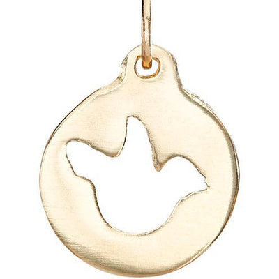Dove Cutout Charm Jewelry Helen Ficalora 14k Yellow Gold