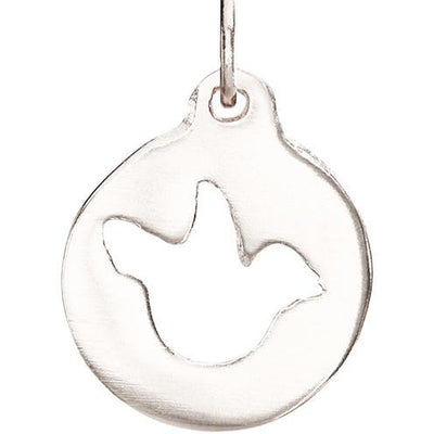 Dove Cutout Charm Jewelry Helen Ficalora 14k White Gold