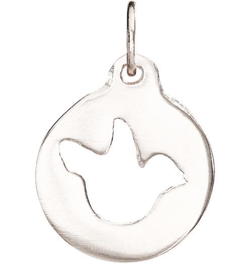 Dove Cutout Charm Jewelry Helen Ficalora 14k White Gold