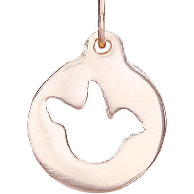 Dove Cutout Charm Jewelry Helen Ficalora 14k Pink Gold