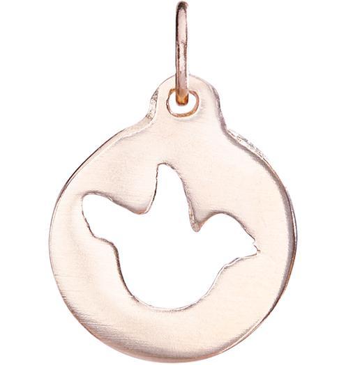 Dove Cutout Charm Jewelry Helen Ficalora 14k Pink Gold