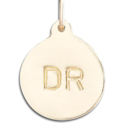 Helen Ficalora 14k Yellow Gold "DR" Charm for Doctors