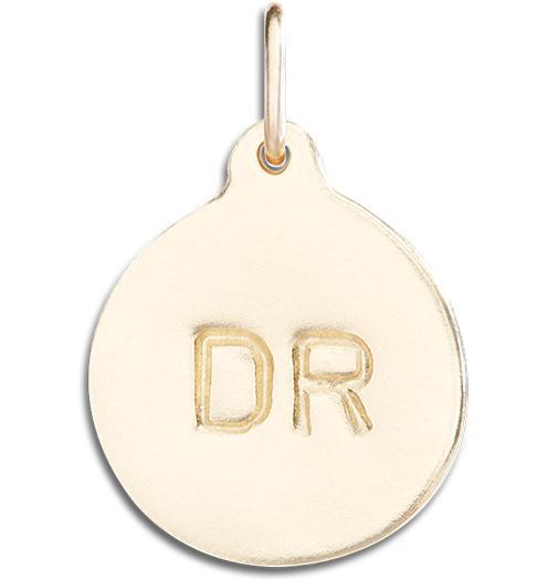 Helen Ficalora 14k Yellow Gold "DR" Charm for Doctors