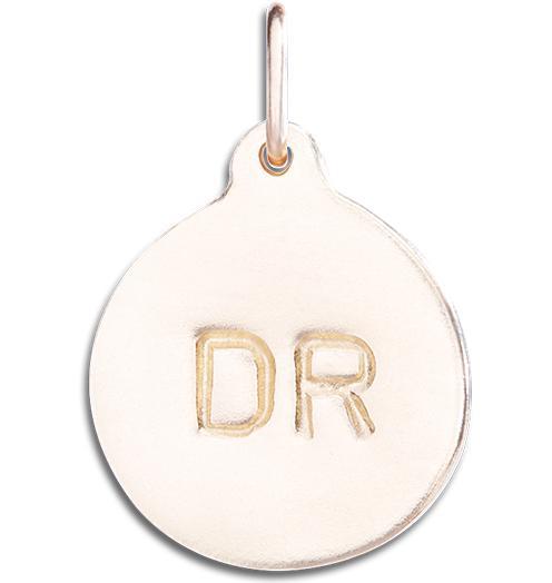 Helen Ficalora 14k Rose Gold "DR" Charm for Doctors