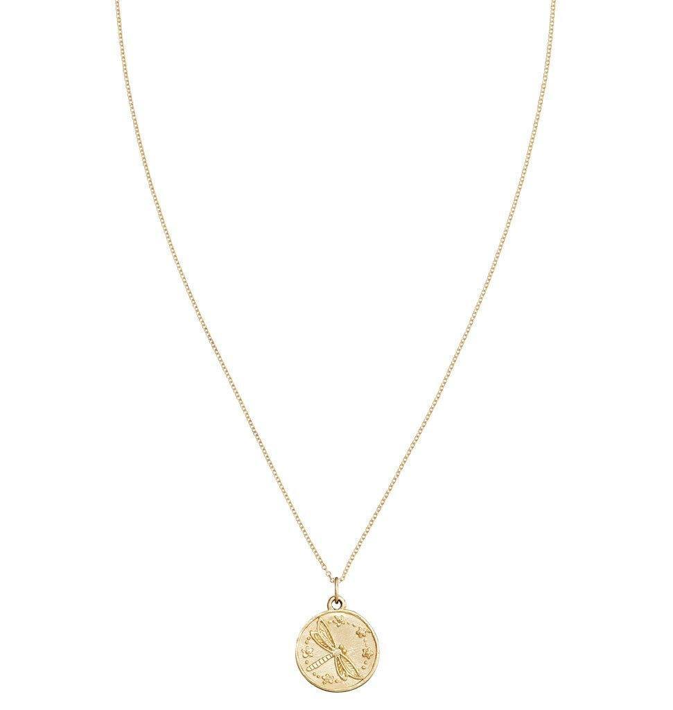 Dragonfly Coin Charm Jewelry Helen Ficalora 