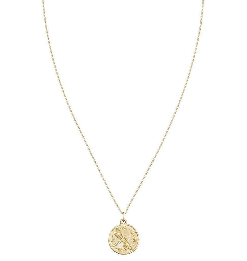 Dragonfly Coin Charm Jewelry Helen Ficalora 