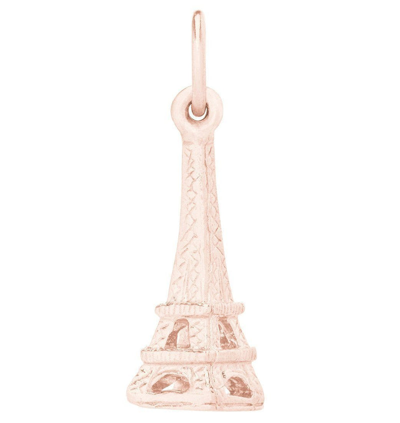 Eiffel Tower Mini Charm Jewelry Helen Ficalora 14k Pink Gold For Necklaces And Bracelets