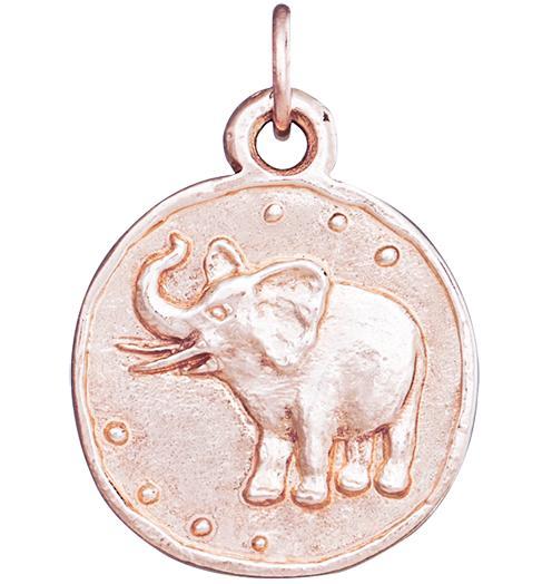 Elephant Coin Charm Jewelry Helen Ficalora 14k Pink Gold