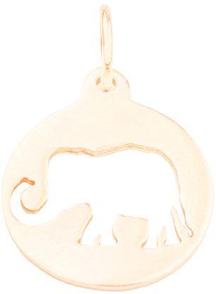 Elephant Cutout Charm Jewelry Helen Ficalora 14k Yellow Gold