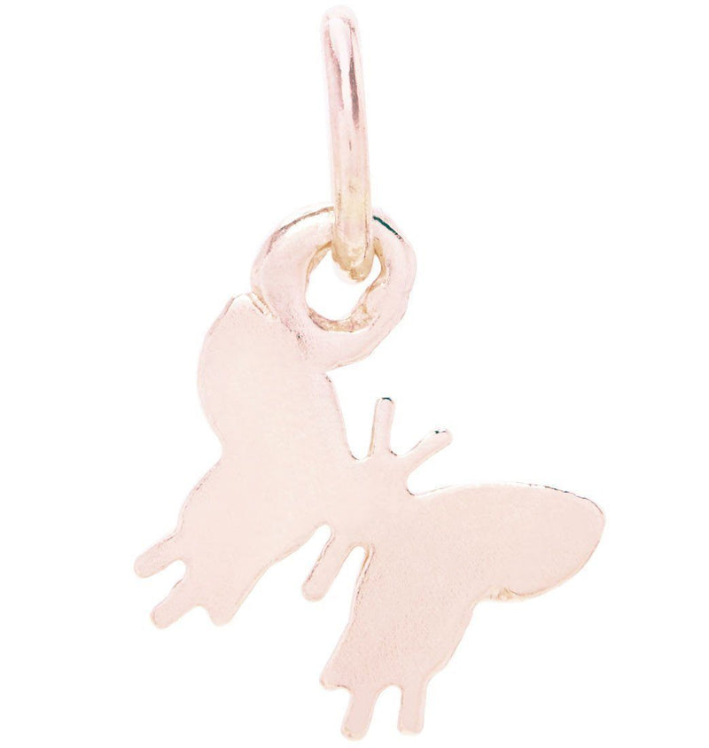 Flat Butterfly Charm Jewelry Helen Ficalora 14k Pink Gold