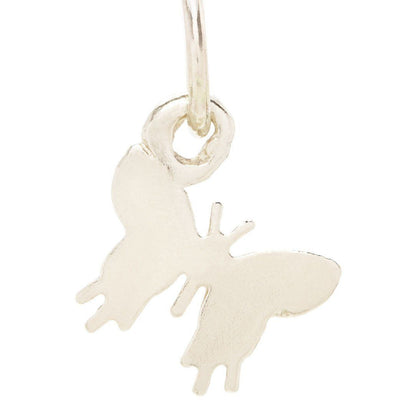 Flat Butterfly Charm Jewelry Helen Ficalora 14k White Gold