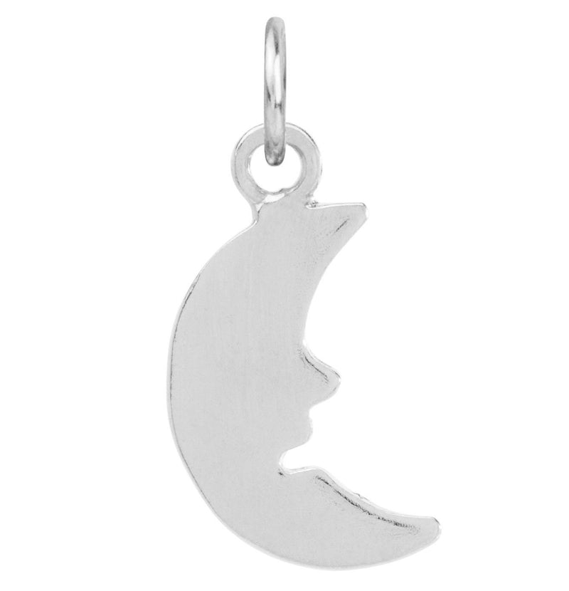 Flat Moon Charm Jewelry Helen Ficalora Sterling Silver 