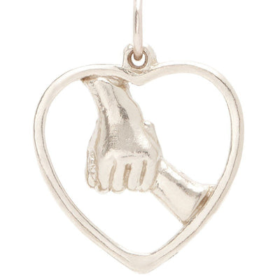 Hand In Hand Charm Jewelry Helen Ficalora 14k White Gold